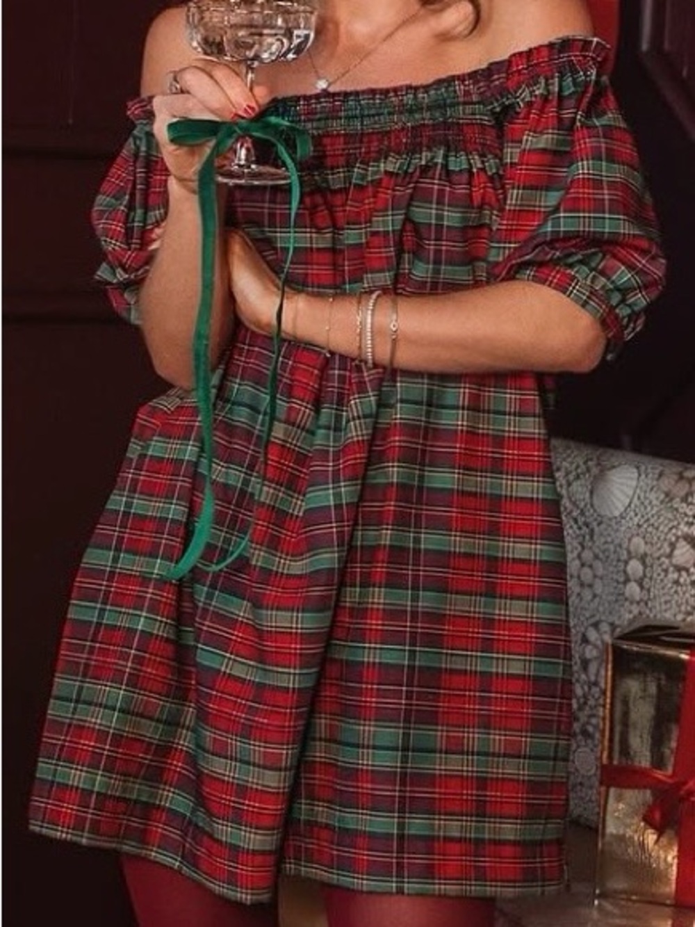 Darling Tartan Sweet Dress - Size Medium